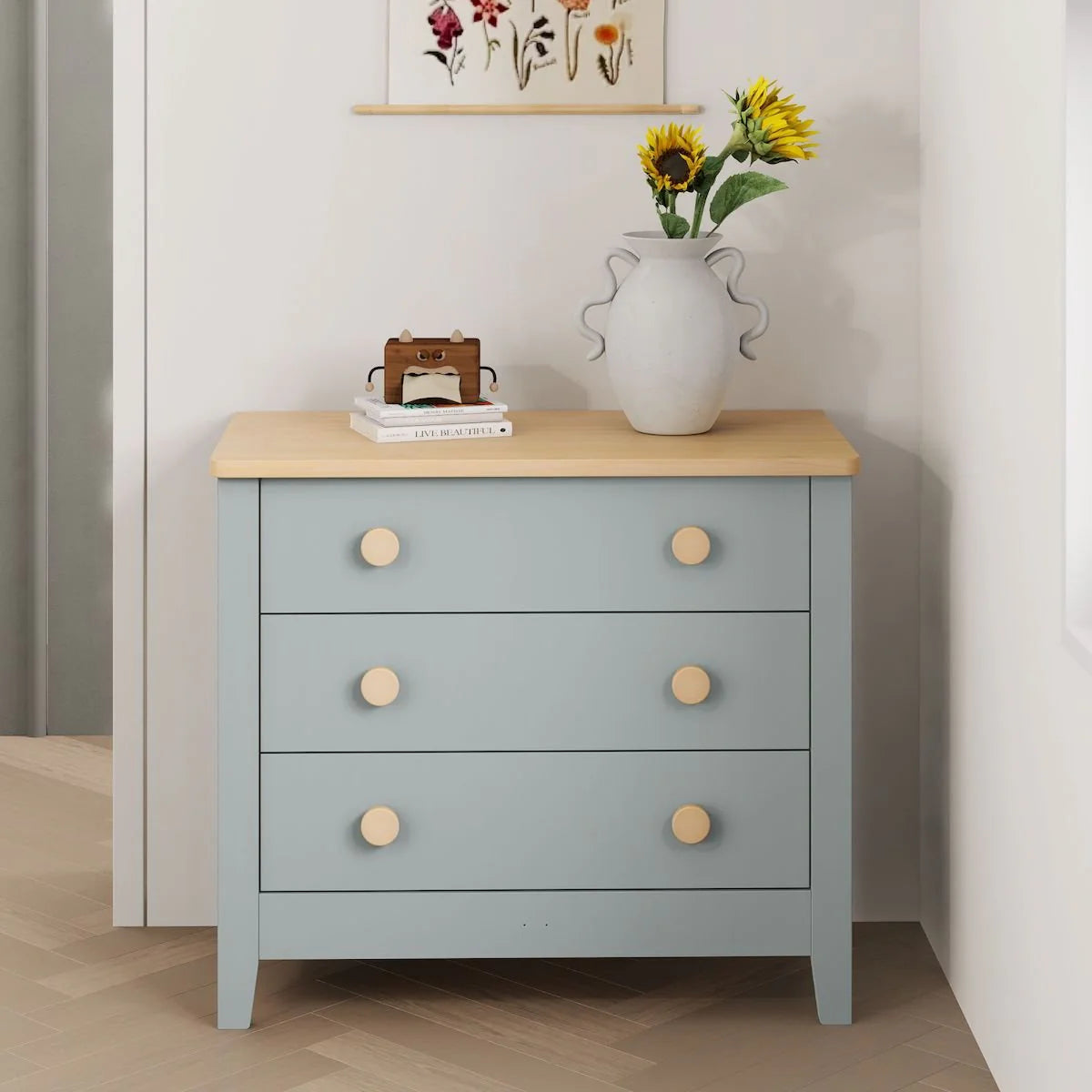 Boori - 3 Drawer Chest_Blueberry and Almond